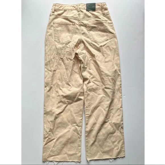 Wild Fable Cream Distressed High Rise Skater Jeans Sz 2 - Picture 8 of 8